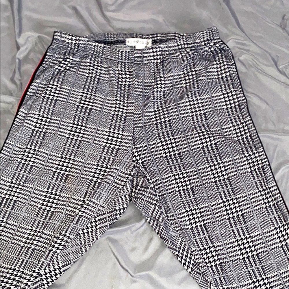 plaid leggings